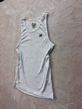 New Balance Men's White Tank Top --- Size: XL --- Great Condition!!